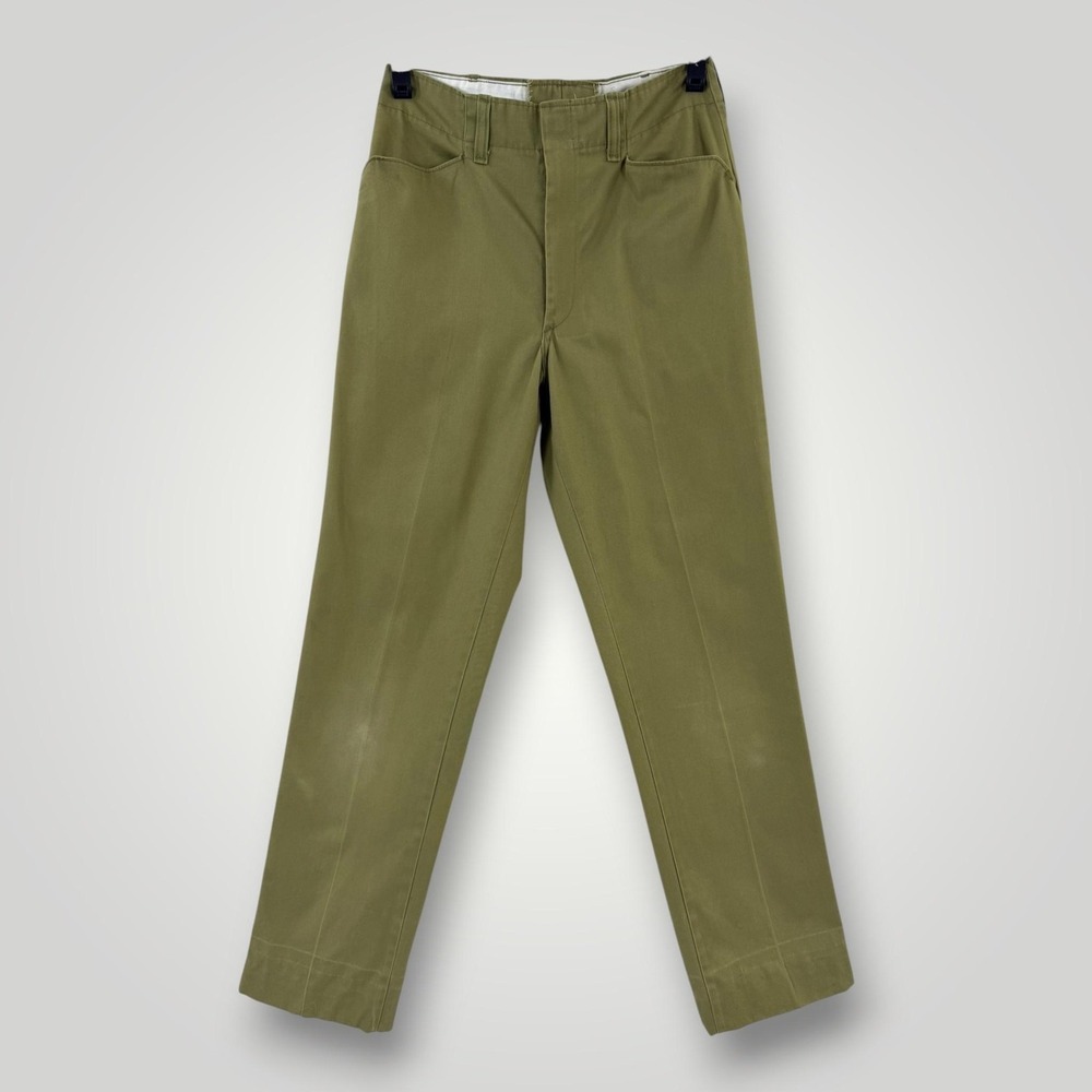 Boy Scouts of America Uniform Pants Boys 14 Green Twill Scout Hiking